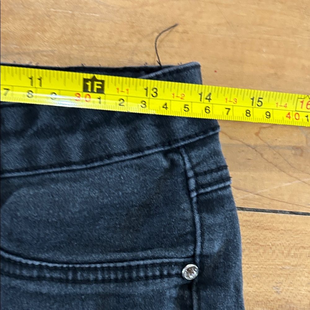 Earl Jeans Women's Charcoal Straight Leg Denim - Picture 6 of 8